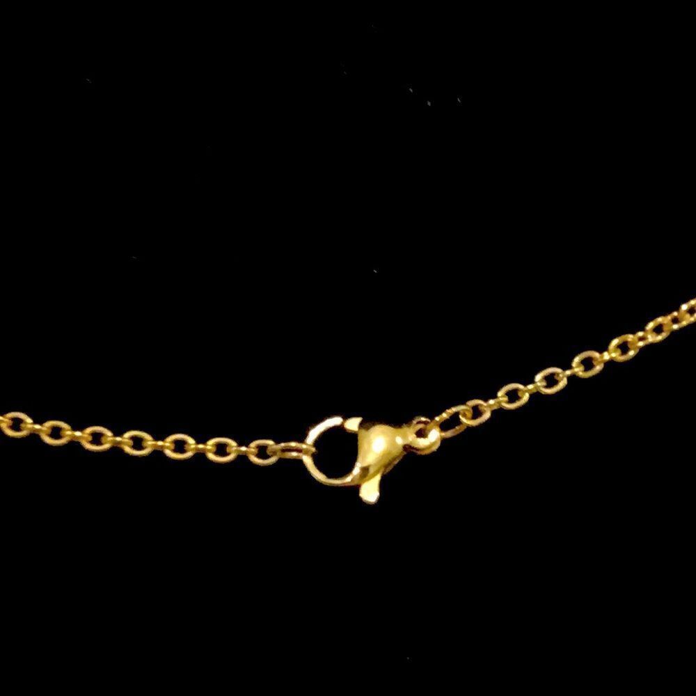 RED AND GOLDāāENAMELāEARRINGSāANDāNECKLACEāSET - Picture 4 of 4